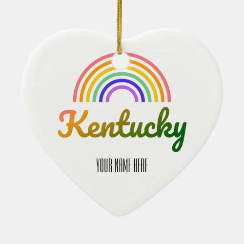 Kentucky _ Louisville _ Travel _ Lexington Ceramic Ornament