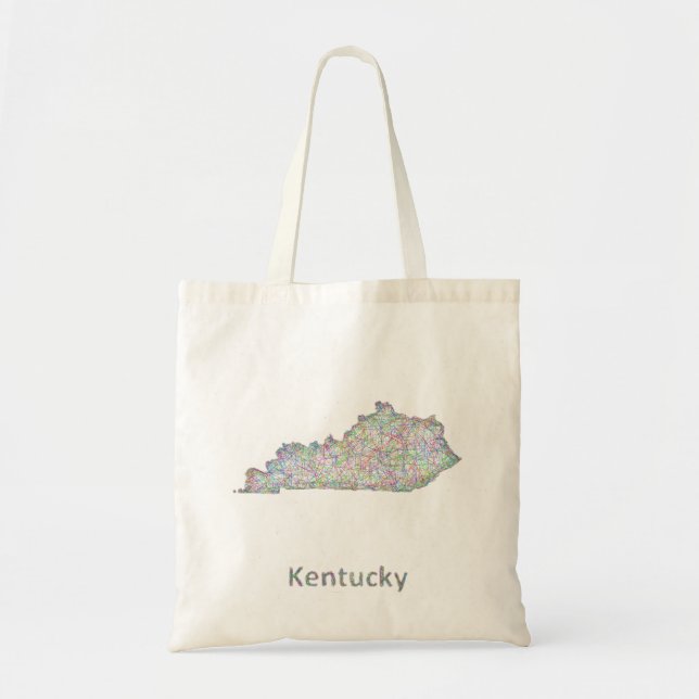 Kentucky map tote bag (Front)
