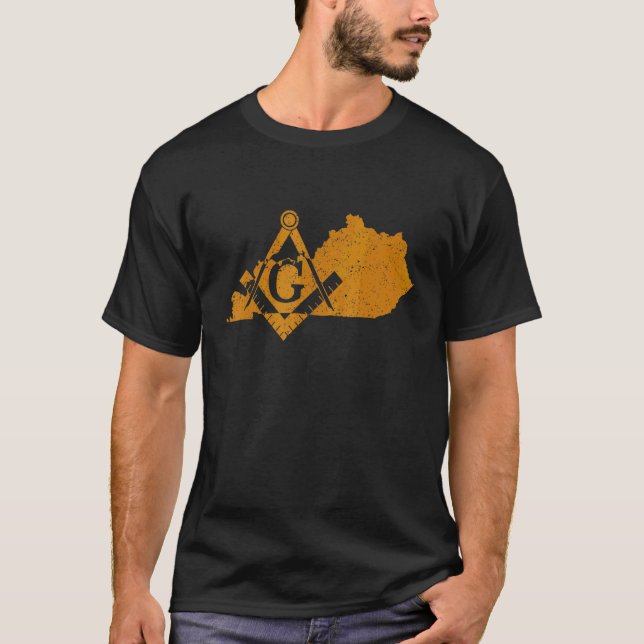 Kentucky Masons Grand Lodge F&am Freemason Father' T-Shirt (Front)