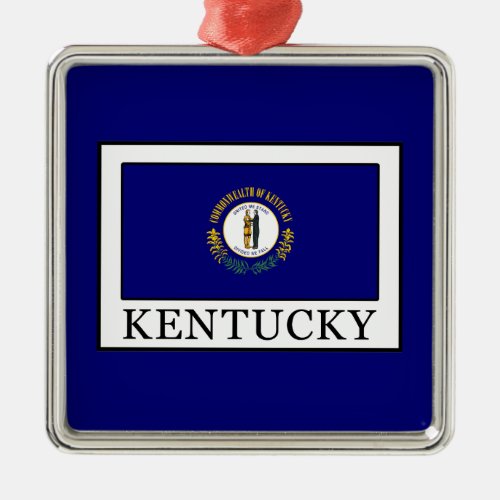 Kentucky Metal Ornament