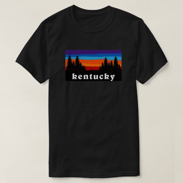 Kentucky Mountains Hiking T-Shirt (Design Front)