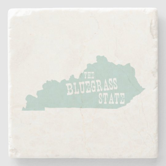 Kentucky Nickname Bluegrass State Stone Coaster