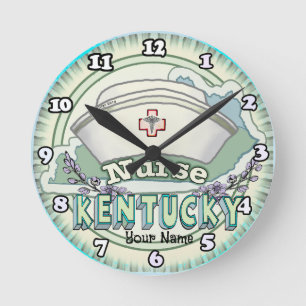 Kentucky Nurse Round Clock