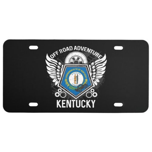 Kentucky Off Road Adventure 4x4 Trails Mudding License Plate