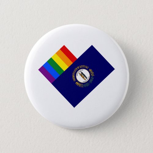 Kentucky Pride Flag Button