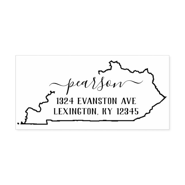 Kentucky Return Address Stamp Self-Inking (Design)