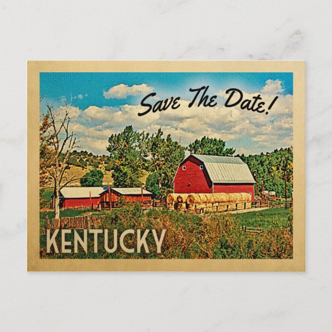Kentucky Wedding Invitations Set – Red Barn Farm Country