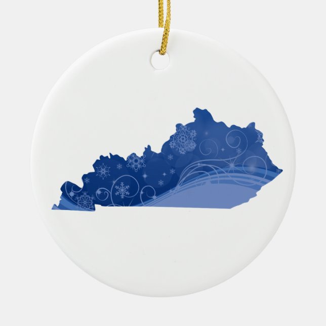 Kentucky Snowflakes ornament (Front)