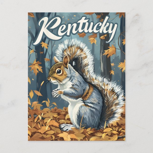 Kentucky Squirrel Postcard (Front)