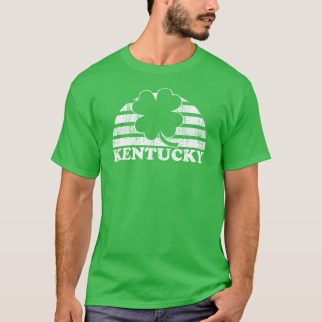 Kentucky St. Patrick's Day Sunrise Irish T-Shirt (Front)