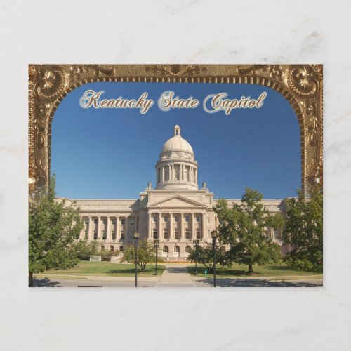 Kentucky State Capitol Building Franfort KY Postcard