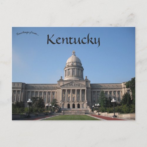 Kentucky State Capitol Frankfort Kentucky Postcard
