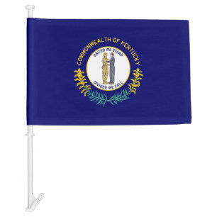 Kentucky State Car Flag