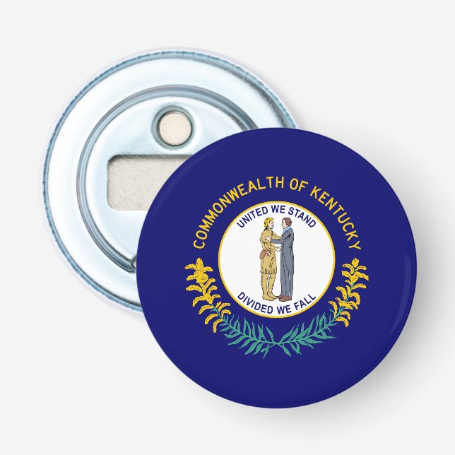 Kentucky State Flag Bottle Opener (Front)