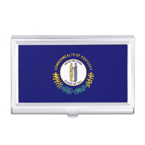 Kentucky State Flag Business Card Case