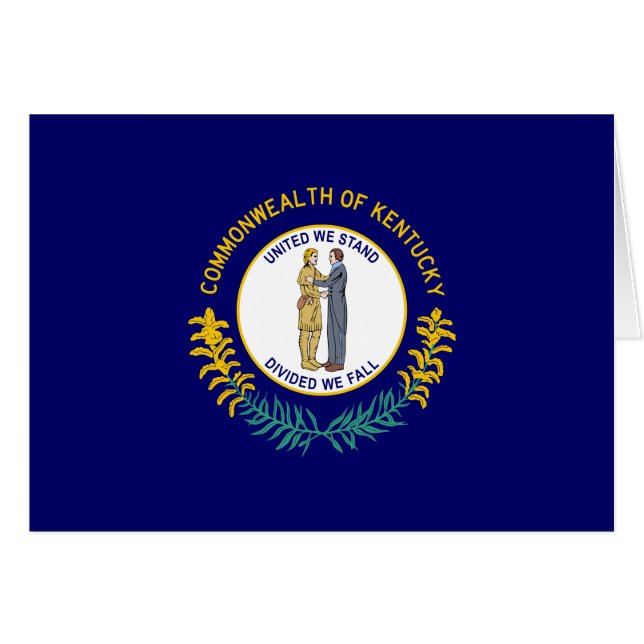 Kentucky State Flag Cards (Front Horizontal)