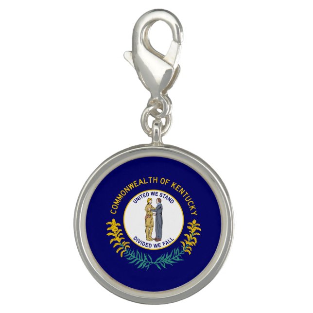 Kentucky State Flag Charm (Front)