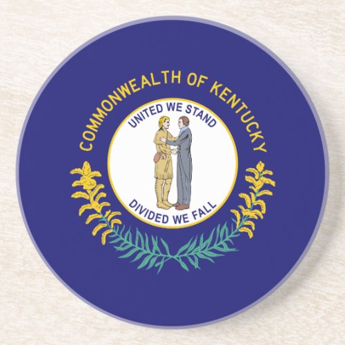 Kentucky State Flag Coaster