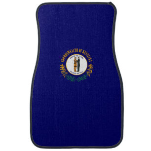 Kentucky State Flag Design Car Mat