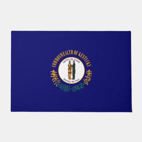 Kentucky State Flag Design Doormat