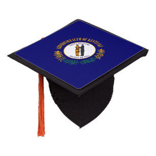 Kentucky State Flag Design Graduation Cap Topper