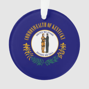 Kentucky State Flag Design Ornament