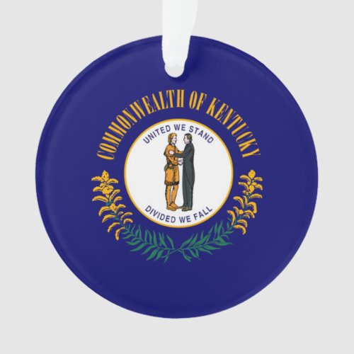 Kentucky State Flag Design Ornament