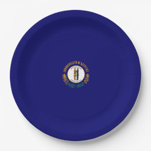 Kentucky State Flag Design Paper Plates