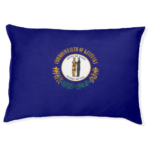 Kentucky State Flag Design Pet Bed