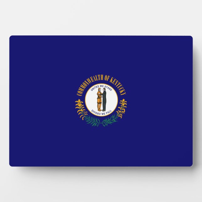 Kentucky State Flag Design Plaque (Front)