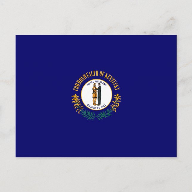 Kentucky State Flag Design Postcard (Front)