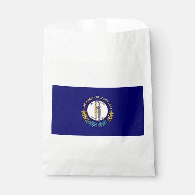 Kentucky State Flag Favor Bag (Front)