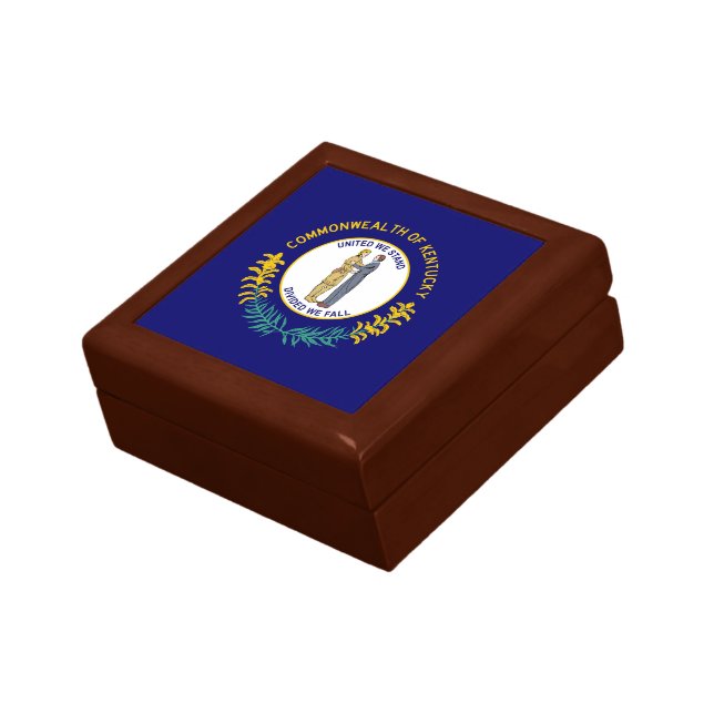 Kentucky State Flag Gift Box (Side)