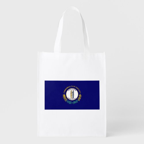 Kentucky State Flag Grocery Bag