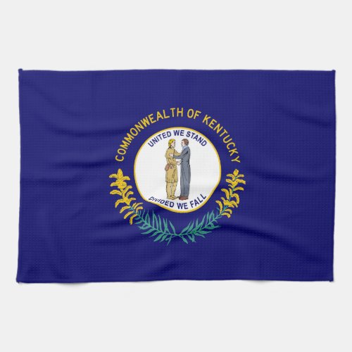 Kentucky State Flag Kitchen Towel