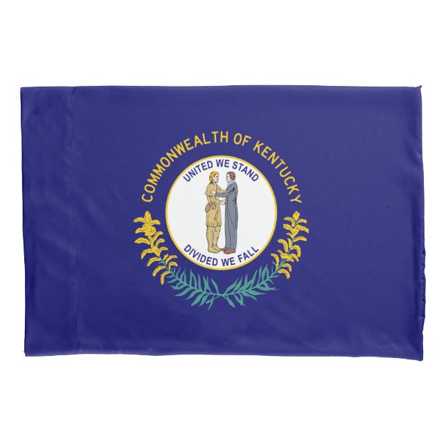 Kentucky State Flag Pillow Case (Front)