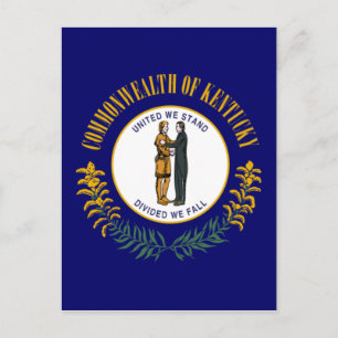 Kentucky State Flag Postcard