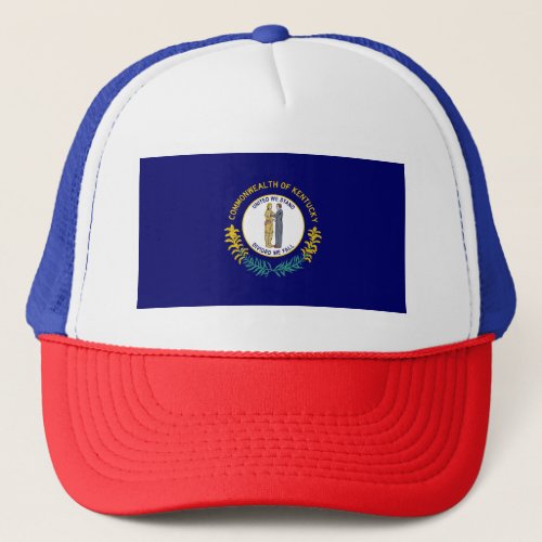 Kentucky State Flag Trucker Hat