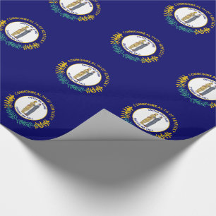 Kentucky State Flag Wrapping Paper