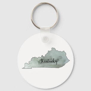 Kentucky State Illustration Keychain