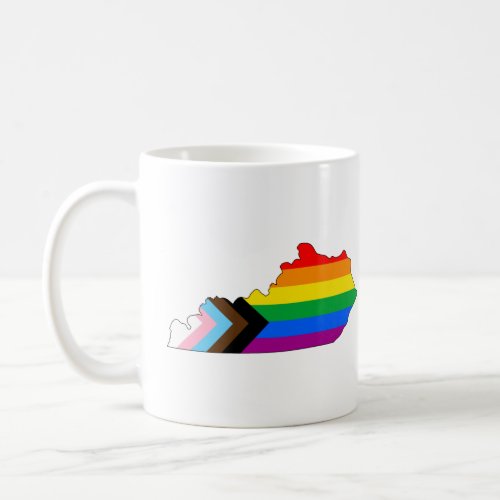 Kentucky State Pride LGBTQ Progress Pride Coffee Mug