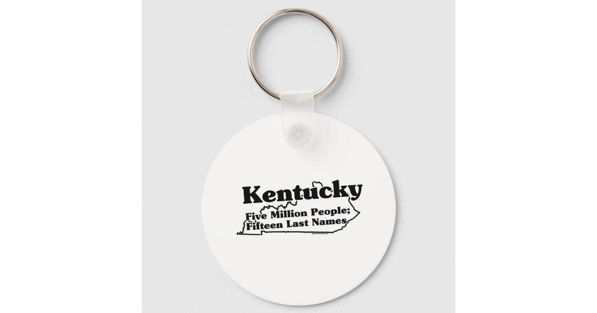 Kentucky Map Keychain