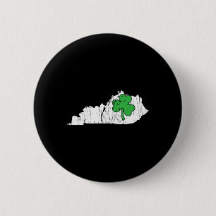 Kentucky State St. Patrick's Day Kentucky Green Sh Button
