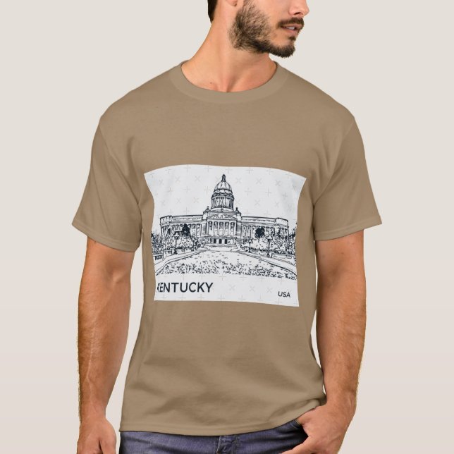 Kentucky State USA 2 T-Shirt (Front)