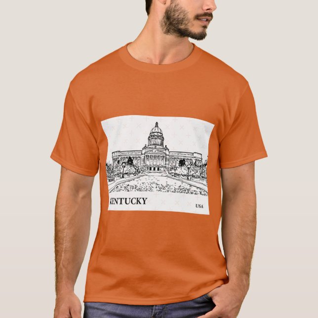 Kentucky State USA T-Shirt (Front)