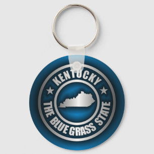 "Kentucky Steel (Blue)" Keychain