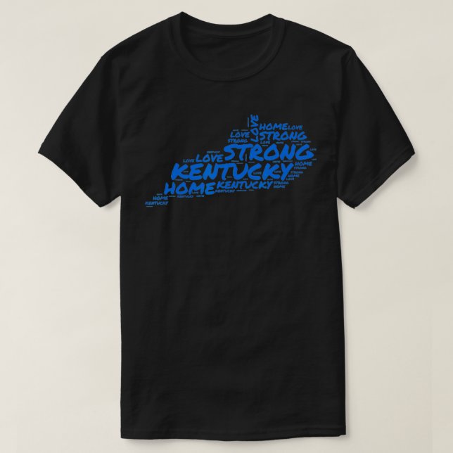 Kentucky Strong I Love Kentucky Be Strong Heart Ho T-Shirt (Design Front)