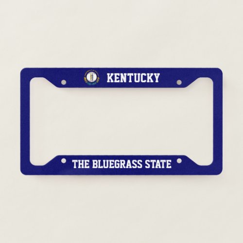 Kentucky _ The Bluegrass State License Plate Frame