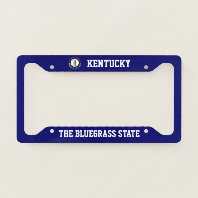 Kentucky - The Bluegrass State License Plate Frame (Front)