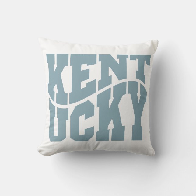 Kentucky Throw Pillow (Front)